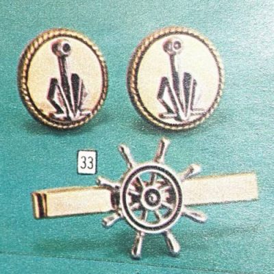 Vintage tie tack and cuff links, as well as other Men's accessories at Vintage Garage Chicago.