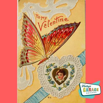 Vintage Valentines Glittered Postcards (Set of 12) – Hitchcock
